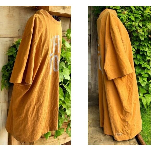 Life is Good  T Shirt XL Gold Short Sleeves Fall Halloween Dad Christmas Gift - Picture 11 of 12